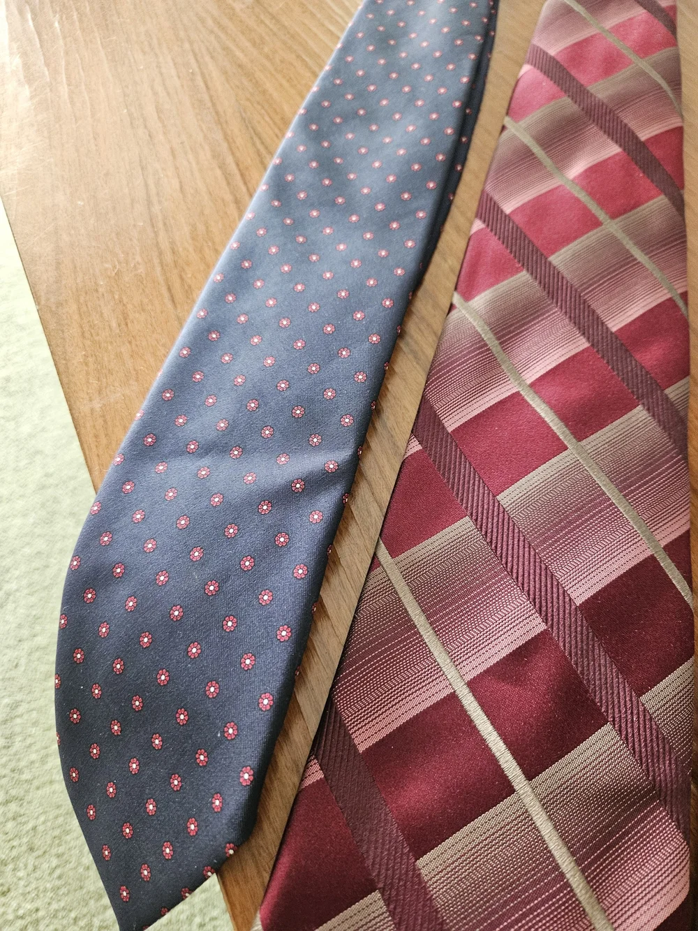 DIOR, CARDIN, NORDSTROM ETC Mens Paisley and Patterned Silk Tie, Set Of 4